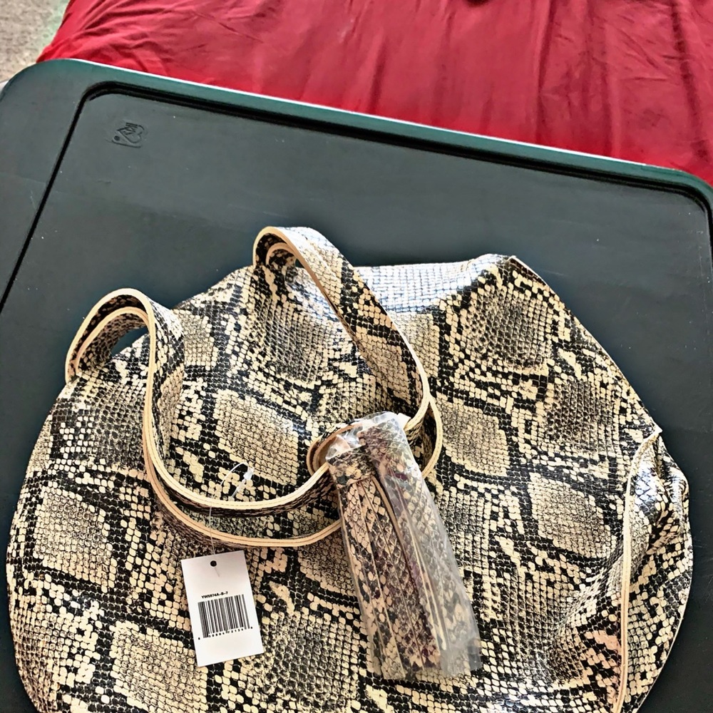 Snake print bag. Brand new with tags.